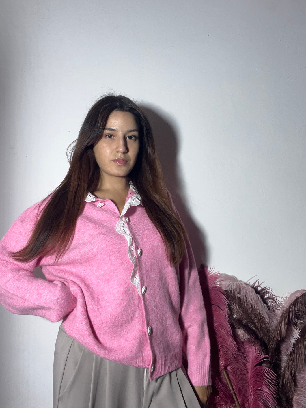 Cardigan rosa🫧💗