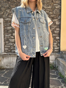 GIACCHETTO JEANS SMANICATO
