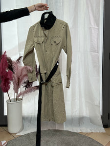 TRENCH CON BORGHIE